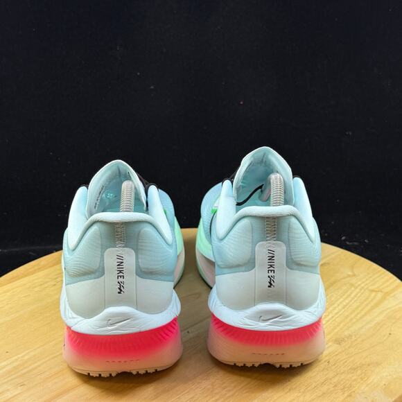 Mens Size 9.5 Nike Zoom Fly 6 Glacier Ice Blue Green Running Shoes FN8454 402 - Picture 3 of 10